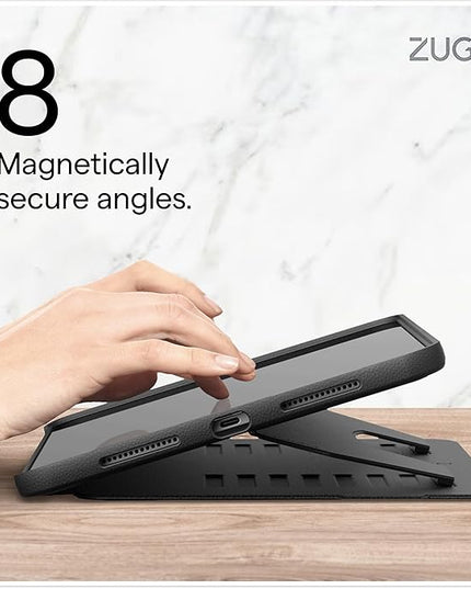 ZUGU Case for 10.2 Inch iPad 9th Generation Case 7th / 8th Generation (2021/2020/2019), Protective, Thin, Sleek Design, Magnetic Stand, Sleep/Wake Cover, Magnetic Cover, Red