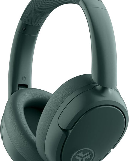 JLab JBuds Lux ANC Wireless Headphones, Sage, Hybrid Active Noise Cancelling, Customizable Sound, Spatial Audio Compatible, Premium Over-Ear Bluetooth Headset