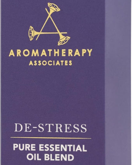 Aromatherapy Associates De-Stress Pure Essential Oil Blend. Premium Undiluted Blend to Clear The Mind. Hand-Crafted with Frankincense, Chamomile and Petitgrain (0.33 fl oz)