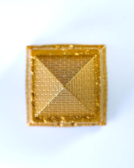 Golden Egyptian Pyramid Artisan Keycap R1 SA Profile Custom Keycaps 1U ESC Handmade Gaming Cute Key Cap Cherry MX Switch Compatible Mechanical Keyboard Mummy Lover Gift