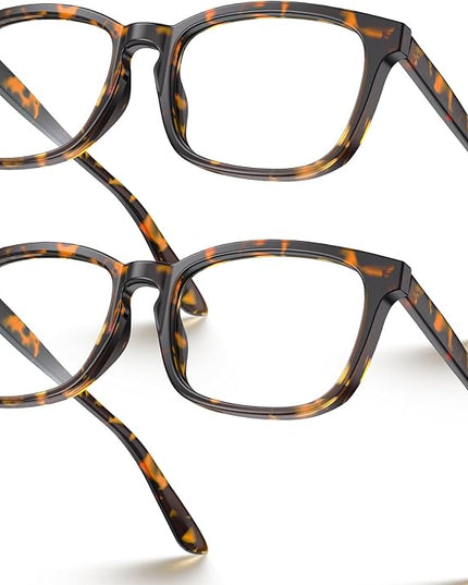 VISOONE Blue Light Blocking Glasses Square with Anti Computer Glare for Gaming Women and Men MONTANA