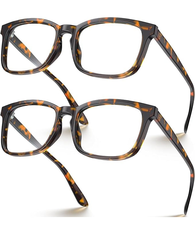 VISOONE Blue Light Blocking Glasses Square with Anti Computer Glare for Gaming Women and Men MONTANA