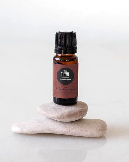 Edens Garden Thyme- Red Essential Oil- 100% Pure Premium Grade, Undiluted, Natural, Therapeutic, Aromatherapy, The Best for Diffuser, Candle, Laundry, Humidifiers 10 ml (.33 fl oz)
