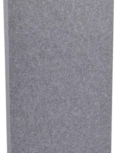 Stand Up Desk Store ReFocus Raw Freestanding Acoustic Desk Divider Privacy Panel to Reduce Noise and Visual Distractions (Castle Gray, 23.6" x 62")