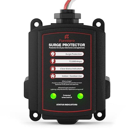 FHSPD72S Whole House Surge Protector for 72,000 Amps, Ultimate Surge Protection, Whole Home Surge Protector, Indoor/Outdoor Use, 120/240V
