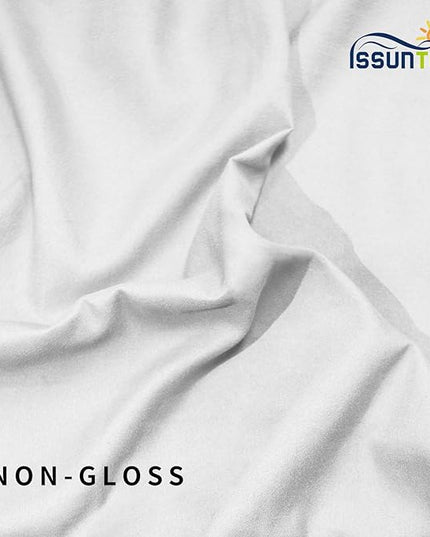 ISSUNTEX 10X12 ft Background Muslin Backdrop, Photo Studio, Collapsible High Density Screen for Video Photography and Television-White