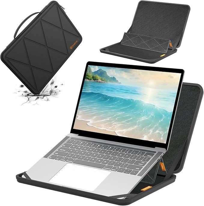 Smatree MS41T Hard EVA Protective Sleeve Case with Stand Compatible for 14 inch HP OmniBook Ultra Flip 2-in-1 Laptop Next Gen AI PC 14t-fh000/Ultra Flip Laptop 14, HP OmniBook 5 Next Gen AI 14