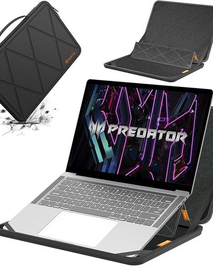Smatree MS56 Hard EVA Protective Sleeve with Stand Compatible for 14 inch Acer Swift 14 AI Copilot+PC, for 14.5 inch Acer Swift Go 14 AI Copilot+PC, for 14inch Predator Triton 300 SE PT314/Triton 14