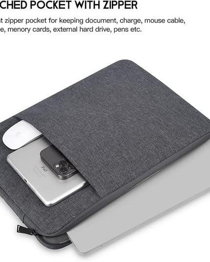 17 inch Laptop Case Computer Sleeve for HP Envy 17/Pavilion 17/Omen 17, Acer Predator 17/Aspire 17, Dell Inspiron 17, Lenovo Ideapad 17, Water-Resistant Shockproof 17.3 inch Laptop Carrying Bag