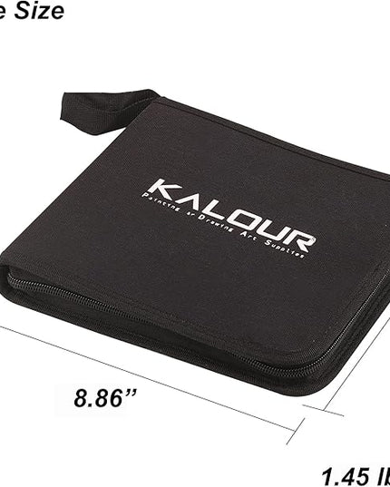 KALOUR 54-Pack Sketch Drawing Pencils Kit with Sketchbook,Include Graphite,Charcoal Pencils and Artists Tools,Pro Art Drawing Supplies for Adults Beginners,ideal for Sketching Shading