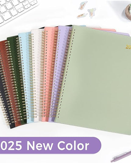 SUNEE 2026 Planner, Weekly and Monthly Calendar Planner 9"x11.2"- 12 Month (January 2026 - December 2026), Vegan Leather Cover, Pocket, Bookmark, Notes, Monthly Tab, Purple