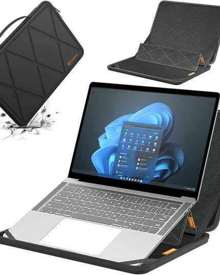 Smatree MS56 Hard EVA Protective Sleeve with Stand Compatible for 14 inch HP EliteBook 840/845/1040 G11/G10/G9, EliteBook 645/640 G11, Elite X360 1040 G11/G10/G9 2-in-1