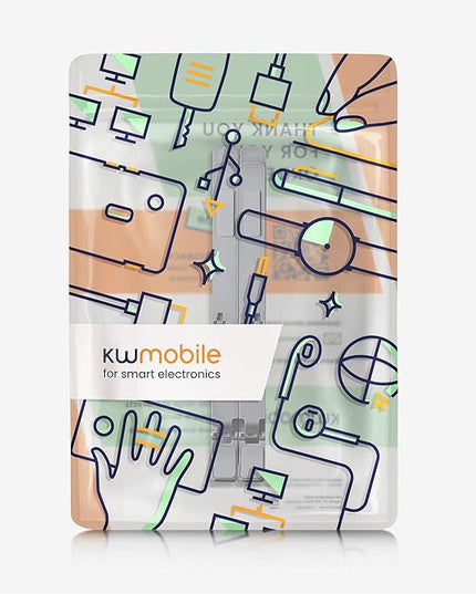 kwmobile Laptop Stand - Adjustable Laptop Riser, Holder - Aluminium Portable DJ, Gaming Stand - Foldable Lap Top, Notebook Desk Stands - Folding Computer Accessories