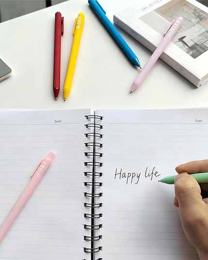 playneeu Kpop Merch Pen Set – 9 Colorful Gel Pens Inspired by Virtual Idol Characters, Black Ink Writing Pens for Fans, Cute Stationery Gift for Students & Music Lovers