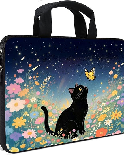AMARY laptop sleeves 11.6" 12" Laptop Handle Bag Neoprene Notebook Carrying Pouch Chromebook Sleeves case (Cat-1)