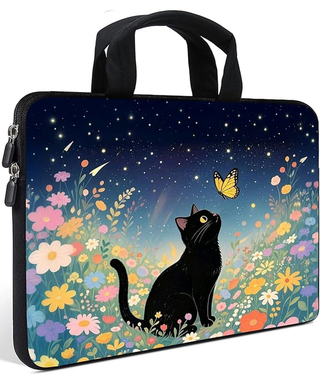 AMARY laptop sleeves 11.6" 12" Laptop Handle Bag Neoprene Notebook Carrying Pouch Chromebook Sleeves case (Cat-1)