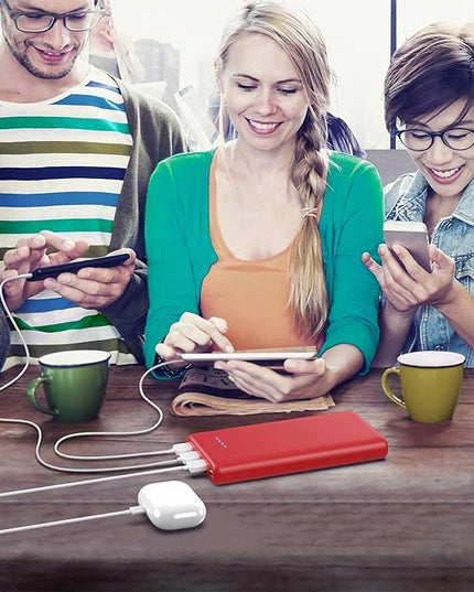 Portable Charger 36800mAh Power Bank,PD Fast Charging USB C External Battery Pack,4 Outputs 2 Inputs Travel Essentials Portable Phone Charger for iPhone 17/16/15/14/13/12,Galaxy S24 Android Phone etc