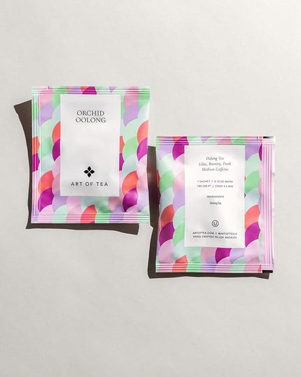 Art of Tea | Orchid Oolong Tea Bags | 50 Eco Friendly Pyramid Tea Bag Sachets