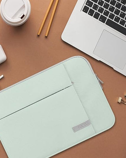 Lacdo Chromebook Case 11 Inch Laptop Sleeve for 11 Inch Acer HP Lenovo Dell Samsung ASUS Chromebook Spin 3 11, 13 inch New Surface Pro 11 Copilot+PC / 10 9 8 X, 11.6" MacBook Air Computer Bag, Green