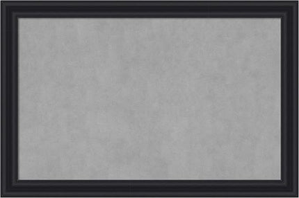Amanti Art Black Framed Magnetic Board 24x36 Large Vision Board for use with Magnets, 100% Metal Sheet to Display Items as Office Decor or for Home Organization in mudroom, Kitchen or Kids Room