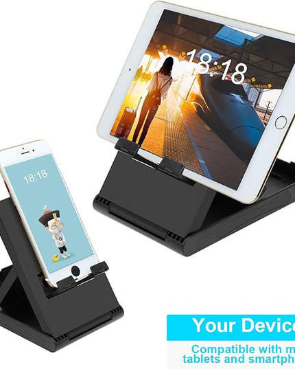 Y.D.F Stand for Nintendo Switch Compact Foldable Multi Angle Holder Play Stand Compatible with Switch/Lite/OLED IPad iPhone Samsung Galaxy Tab Android Phones Tablets E-Reader