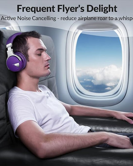 Million Sold 10 Years Classic E7 Active Noise Cancelling Headphones with Upgraded Noise Cancellation, Bluetooth Headphones Wireless with HD Sound Vivid Deep Bass, for Home Office Travel Birthday Gift