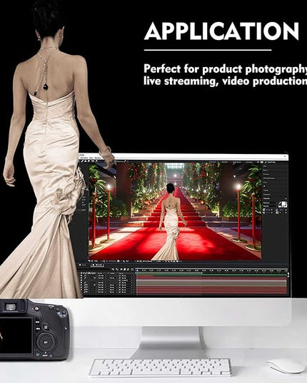 Black Photo Backdrop for Photoshoot, Photo Backdrop Curtain, Black Backdrops for Party Portrait Photoshoots Video Studio 10x20ft