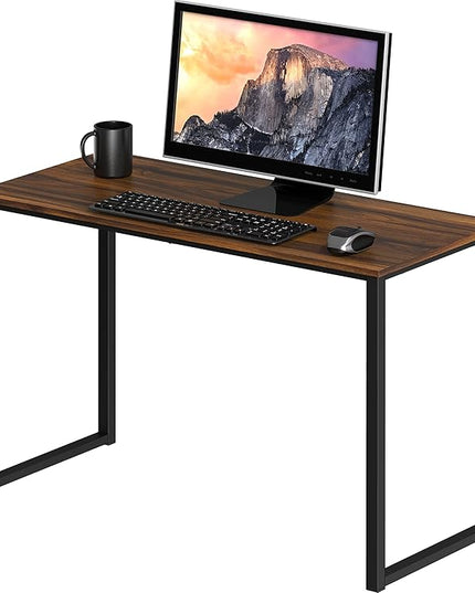SHW Mission 32-Inch Home Office Computer Desk, Walnut