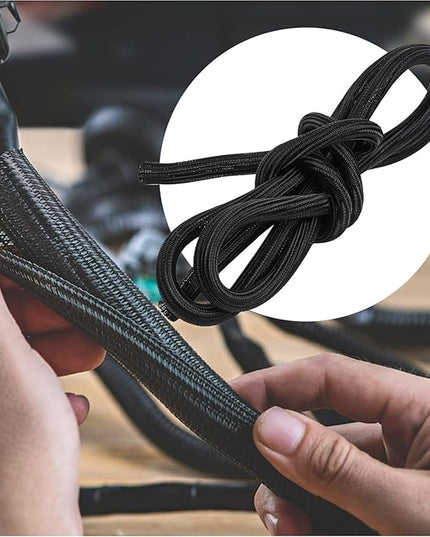 Adaptable Cable Management Sleeve for Comprehensive Protection Against Wear and Biting