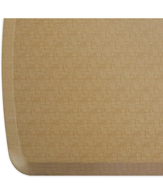 GelPro Elite Premier Anti-Fatigue Kitchen Comfort Floor Mat, 20x72”, Linen Khaki Stain Resistant Surface with Therapeutic Gel and Energy-Return Foam for Health and Wellness