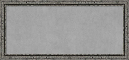 Amanti Art Black Framed Magnetic Board 24x52 Oversize Vision Board for use with Magnets, 100% Metal Sheet to Display Items as Office Decor or for Home Organization in mudroom, Kitchen or Kids Room