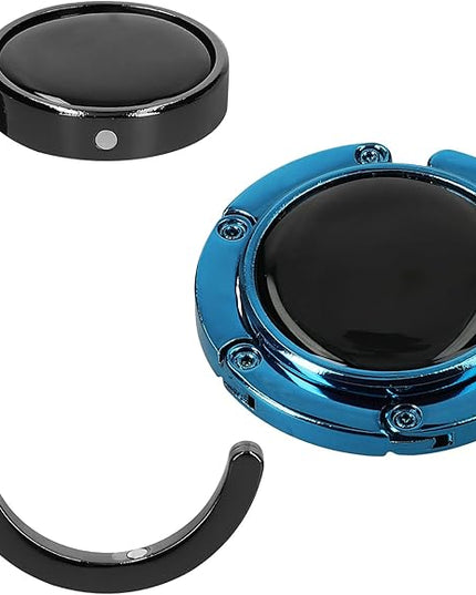 kwmobile Purse Hanger for Table (Set of 2) - Purse Hook for Table - Folding Handbag Hanger - Portable Bag Holder
