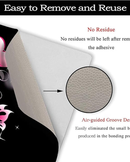 Laptop Skin Sticker Decal,12" 13" 13.3" 14" 15" 15.4" 15.6 inch Laptop Vinyl Skin Sticker Cover Art Protector Notebook PC (2 Wrist Pad Skins Included), Decorative Waterproof Removable, Pink Hearts