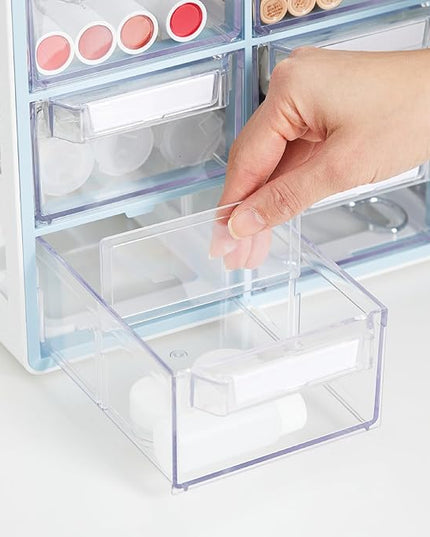 BLUE GINKGO 16 Dividers - Compatible with Medium 16-Drawer Storage Cabinet (16-Pack) - Clear