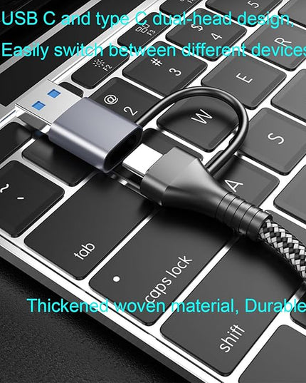 CFast Card Reader, 3 in 2 SD/TF CFast 2.0 Memory Card Reader, USB 3.2 Cable Compatible with Windows/Mac/Linux/Android (3 in 2)