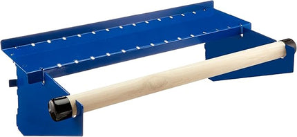 Wall Control Paper Towel Holder and Dowel Rod Pegboard Shelf Assembly for Wall Control Pegboard and Slotted Tool Board - Blue