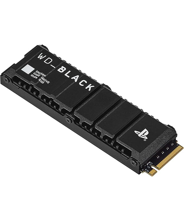 WD_BLACK 4TB SN850P NVMe M.2 SSD Officially Licensed Storage Expansion for PS5 Consoles, up to 7,300MB/s, with heatsink - WDBBYV0040BNC-WRSN,Black