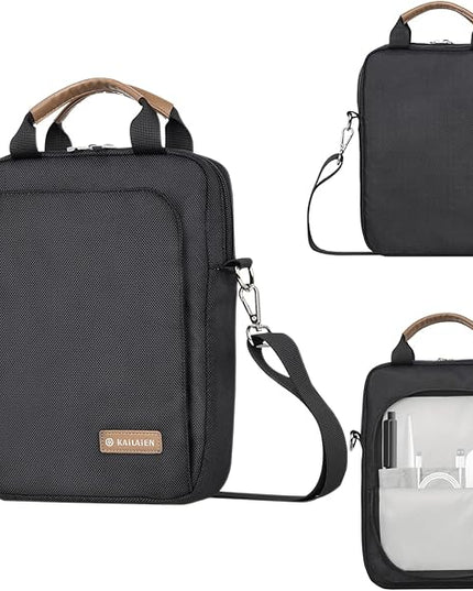 7-9 Inch Tablet Sleeve Bag, Ipad Bag for iPad mini 6/5/4/3/2,Samsung Galaxy Tab A7 Lite 8.7" / Tab A 8.0",Kindle 2022/10/9/8/7/6,eReader,with Removable Shoulder Strap (Black)