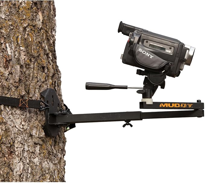 Muddy Basic Trail Camera Arm with Pan Head for Precision Game Cam Positioning
