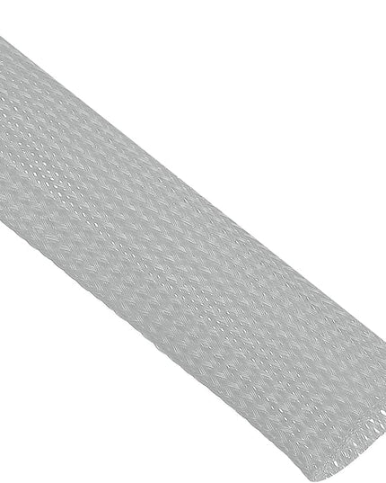 uxcell Expandable Sleeving, 1-inch 25ft Cable Sleeve, Gray