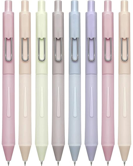Aisibeiger 0.5mm Gel Pens Black Ink Pen Gel Retractable Pens for Smooth Writing Office Supplies (12-count)