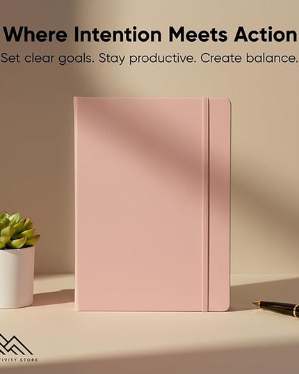 Dated, 2026 Planner, 8.5" x 11" - The #1 Productivity Planner to Achieve Your 2026 Goals - Planner 2026-2027 by PRODUCTIVITY STORE (A4, PINK)