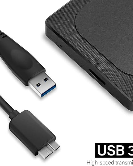 750GB Ultra Slim Portable External Hard Drive HDD-USB 3.0 for PC, Mac, Laptop, PS4, Xbox one,Xbox 360-Super Fast Transmission