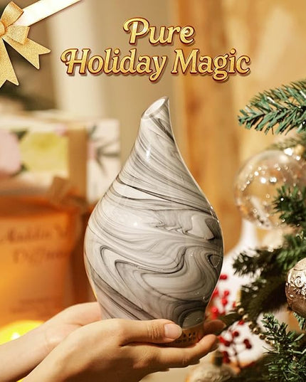 Porseme 150ml Essential Oil Diffuser Glass Color Changing Aroma Air Diffusers Aromatherapy Ultrasonic Cool Mist Humidifier 6 Running Hours Waterless Auto-Off for Sleeping, Yoga, Office, Spa (Ink)