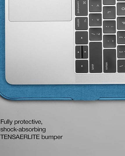 Incase ICON Sleeve with Woolenex - MacBook Air 13 inch M1, 2020, 2019, 2018 & MacBook Pro 13 inch 2019, 2018, 2017, 2016 Case - Fitted MacBook Case, Laptop Sleeve, Hard Cover, Durable (Boutique Blue)