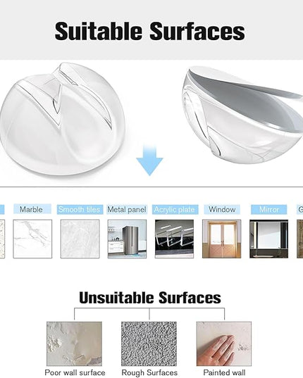 12 Pack Cable Clips, Znben Clear Cord Organizer Holder Adhesive Cord Management Charger Wire Holder Clips for Desk, Home, Office, Car, Cubicle, Nightstand