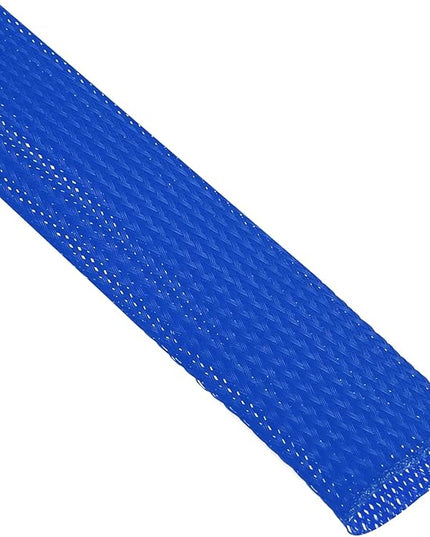 uxcell Expandable Sleeving, 1-inch 50ft Cable Sleeve, Blue