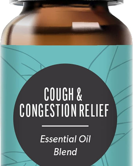 Edens Garden Cough & Congestion Relief Essential Oil Blend- 100% Pure Premium Grade, Undiluted, Natural, Therapeutic, Aromatherapy, The Best for Diffusing, Skin, Humidifiers, Candle 10 ml (.33 fl oz)