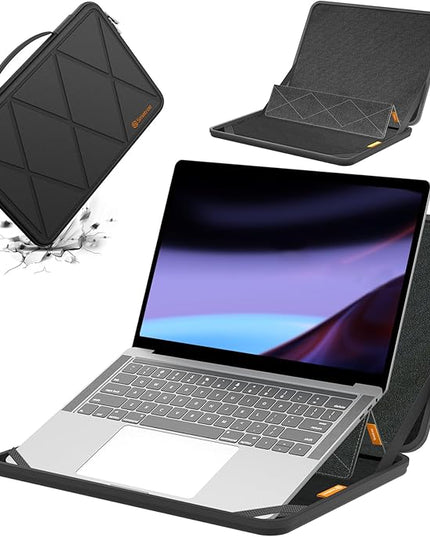 Smatree MS82 Hard EVA Protective Sleeve with Stand Compatible for 15.6 inch ASUS ExpertBook B1 B1502/B1500, for 15.6 inch ASUS P1512/M515/L510/F515 Laptop