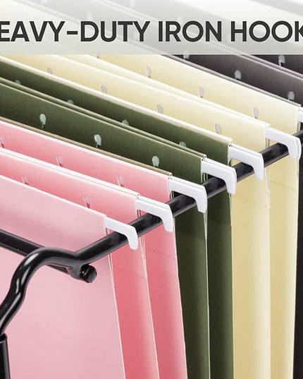 BALEINE 16PK Hanging File Folders, Legal Size Hanging Folders with 1/5-Cut Tabs for Filing Cabinets, File Boxes (16PK, Legal Size)